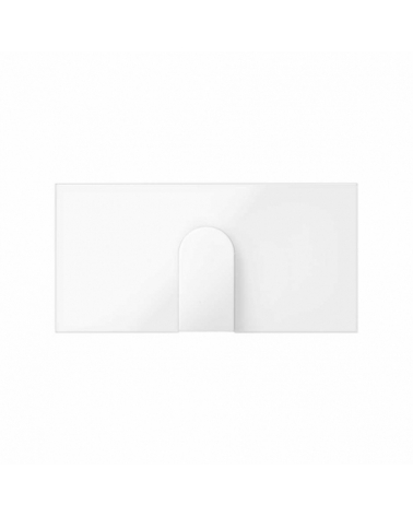SIMON | 10000051-130 | TAPA PARA SALIDA DE CABLES ESTRECHA BLANCO BRILLANTE SIMON 100