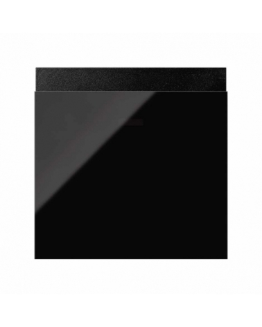 SIMON | 10000078-138 | TAPA PARA INTERRUPTOR/COMMUTADOR PARA TARJETA CON UN MICRORRUPTOR NEGRO BRILLANTE SIMON 100