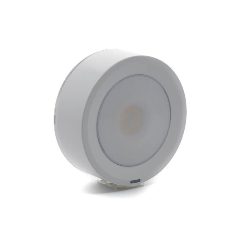 Alumbrado de emergencia redondo 100x100x40 50Lm IP42 - ¡en 360°! - DivisionLED