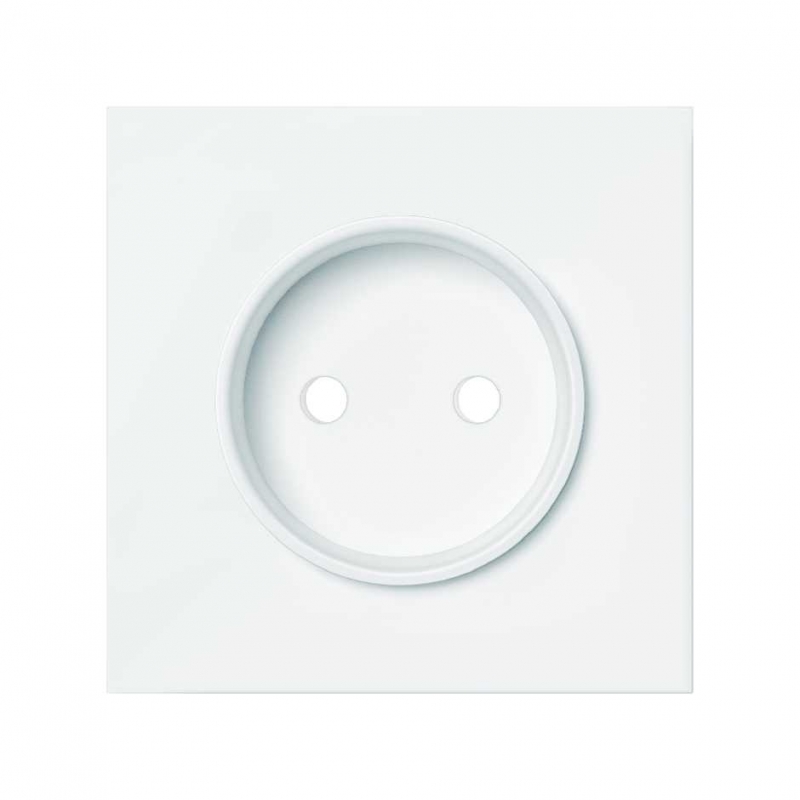 SIMON | 10000040-230 | TAPA PARA LA BASE DE ENCHUFE BIPOLAR BLANCO MATE SIMON 100