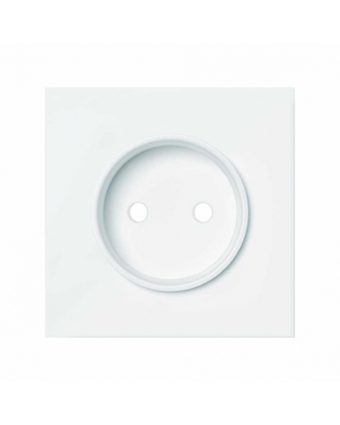 SIMON | 10000040-230 | TAPA PARA LA BASE DE ENCHUFE BIPOLAR BLANCO MATE SIMON 100