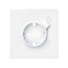 SIMON | 10000049-230 | TAPA PARA LA BASE DE ENCHUFE SCHUKO CON CARGADOR USB INTEGRADO BLANCO MATE SIMON 100