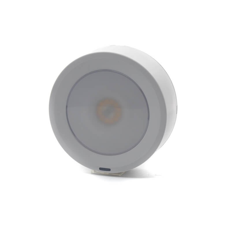 Alumbrado de emergencia redondo 100x100x40 50Lm IP42 - ¡en 360°! - DivisionLED