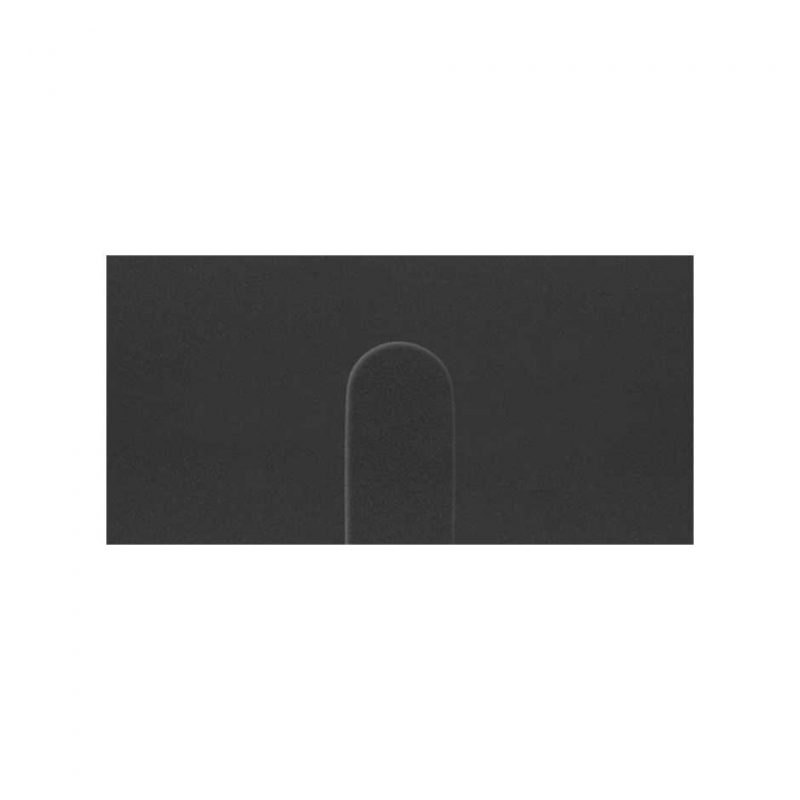 SIMON | 10000051-238 | TAPA PARA SALIDA DE CABLES ESTRECHA NEGRO MATE SIMON 100