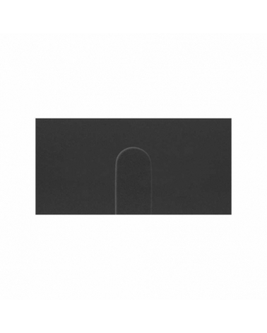 SIMON | 10000051-238 | TAPA PARA SALIDA DE CABLES ESTRECHA NEGRO MATE SIMON 100