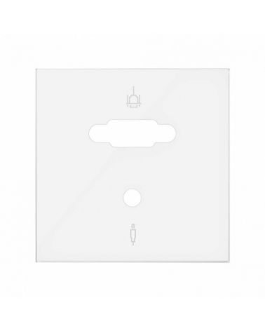 SIMON | 10000091-230 | TAPA PARA CONECTOR VGA + MINI-JACK BLANCO MATE SIMON 100