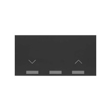 SIMON | 10001080-238 | TECLA PARA INTERRUPTOR DE PERSIANAS NEGRO MATE SIMON 100