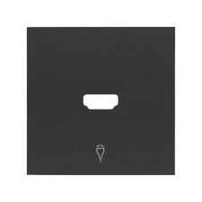 SIMON | 10001094-238 | TAPA PARA CONECTOR HDMI NEGRO MATE SIMON 100