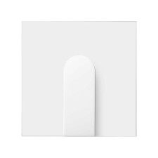 SIMON | 10002051-230 | TAPA PARA SALIDA DE CABLES ANCHA BLANCO MATE SIMON 100