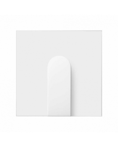 SIMON | 10002051-230 | TAPA PARA SALIDA DE CABLES ANCHA BLANCO MATE SIMON 100