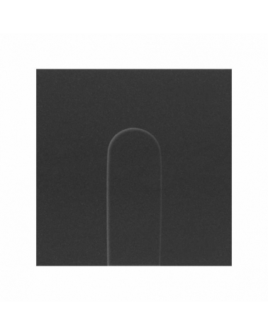 SIMON | 10002051-238 | TAPA PARA SALIDA DE CABLES ANCHA NEGRO MATE SIMON 100