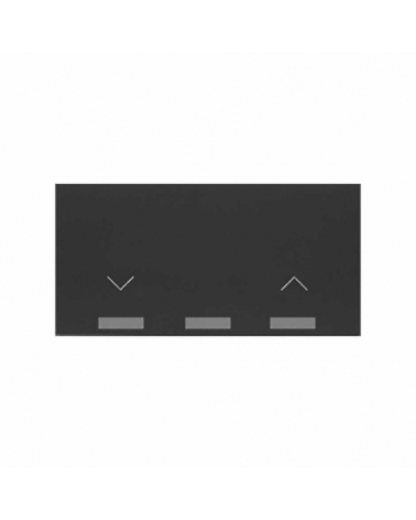 SIMON | 10002080-238 | TECLA IO PARA INTERRUPTOR DE PERSIANAS NEGRO MATE SIMON 100