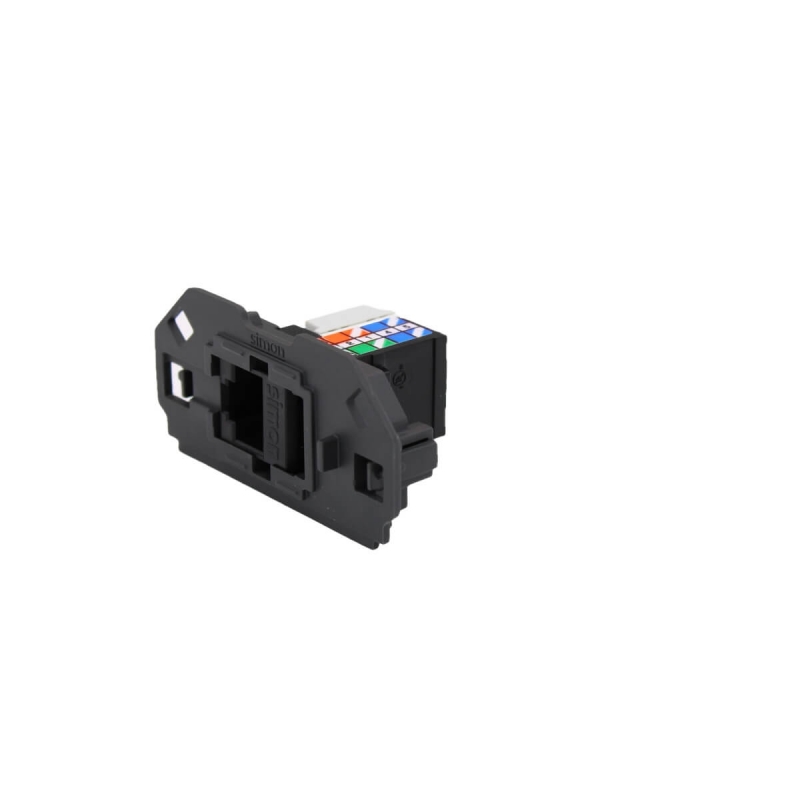 SIMON | 10000544-039 | CONECTOR INFORMÁTICO RJ45 AMP® DE CATEGORÍA 6 UTP CON ADAPTADOR SIMON 100