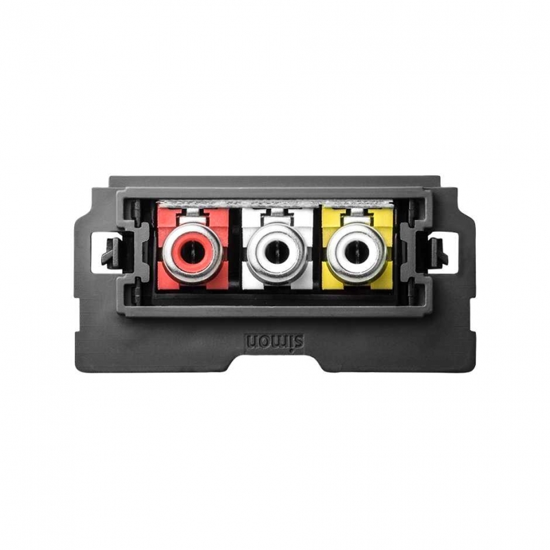 SIMON | 10000565-039 | CONECTOR 3RCA SIMON 100