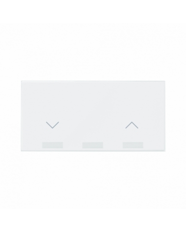 SIMON | 10002181-230 | TECLA MASTER IO PARA PERSIANAS CON BATERÍA BLANCO MATE SIMON 100