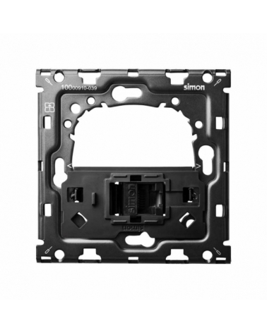 SIMON | 10010106-039 | KIT BACK PARA 1 ELEMENTO CON 1 CONECTOR INFORMÁTICO RJ45 6 UTP CON ADAPTADOR SIMON 100