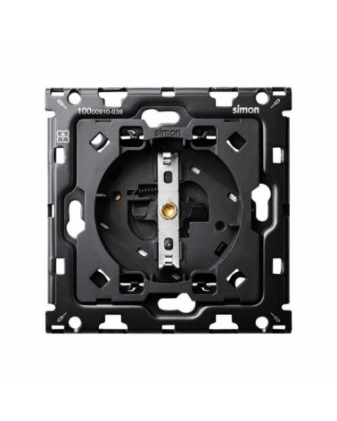 SIMON | 10010108-039 | KIT BACK PARA 1 ELEMENTO CON 1 BASE DE ENCHUFE SCHUKO HUB IO SIMON 100