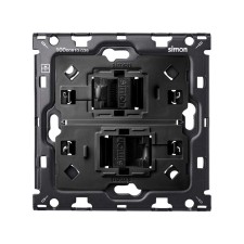 SIMON | 10010111-039 | KIT BACK PARA 1 ELEMENTO CON 2 CONECTORES RJ45 SIMON 100