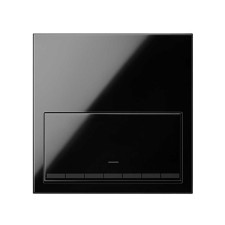 SIMON | 10020113-138 | KIT FRONT PARA 1 ELEMENTO CON 1 TECLA REGULABLE NEGRO BRILLANTE SIMON 100