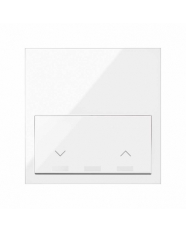 SIMON | 10020116-130 | KIT FRONT PARA 1 ELEMENTO CON 1 INTERRUPTOR PERSIANAS IO BLANCO BRILLANTE SIMON 100