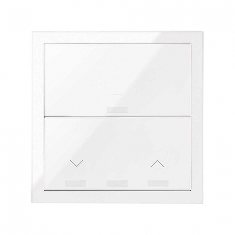 SIMON | 10020117-130 | KIT FRONT PARA 1 ELEMENTO CON TECLA MÁSTER IO Y TECLA MÁSTER IO PARA PERSIANAS BLANCO BRILLANTE SIMON 100
