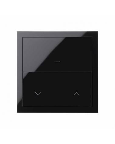 SIMON | 10020117-138 | KIT FRONT PARA 1 ELEMENTO CON TECLA MÁSTER IO Y TECLA MÁSTER IO PARA PERSIANAS NEGRO BRILLANTE SIMON 100