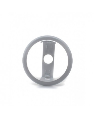 Accesorio para empotrar en techo circular blanco 120x120x40mm - ¡en 360°! - DivisionLED