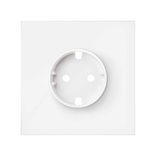 SIMON | 10020105-230 | KIT FRONT PARA 1 ELEMENTO CON 1 BASE DE ENCHUFE SCHUKO BLANCO MATE SIMON 100