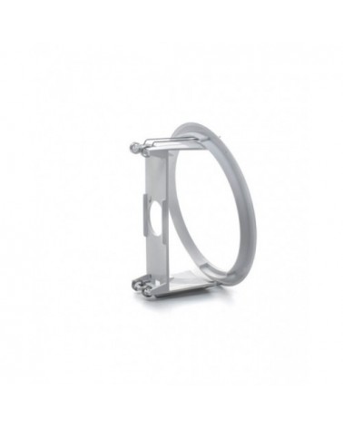 Accesorio para empotrar en techo circular blanco 120x120x40mm - ¡en 360°! - DivisionLED