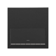 SIMON | 10020113-238 | KIT FRONT PARA 1 ELEMENTO CON 1 TECLA REGULABLE NEGRO MATE SIMON 100