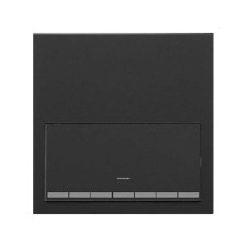 SIMON | 10020114-238 | KIT FRONT PARA 1 ELEMENTO CON 1 INTERRUPTOR REGULABLE IO NEGRO MATE SIMON 100