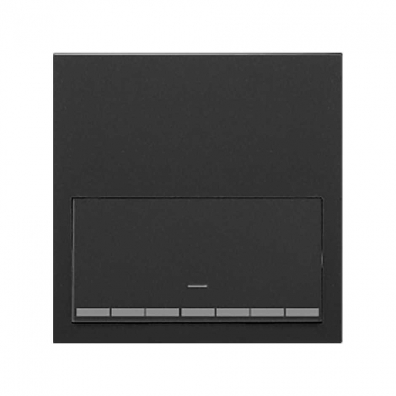 SIMON | 10020114-238 | KIT FRONT PARA 1 ELEMENTO CON 1 INTERRUPTOR REGULABLE IO NEGRO MATE SIMON 100