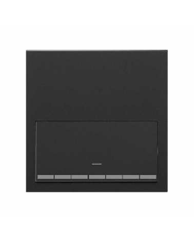 SIMON | 10020114-238 | KIT FRONT PARA 1 ELEMENTO CON 1 INTERRUPTOR REGULABLE IO NEGRO MATE SIMON 100