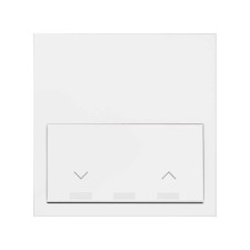 SIMON | 10020115-230 | KIT FRONT PARA 1 ELEMENTO CON 1 TECLA PERSIANAS BLANCO MATE SIMON 100