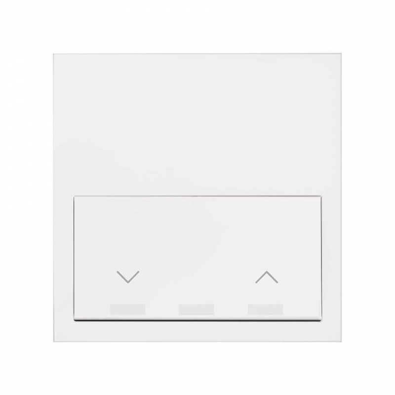 SIMON | 10020115-230 | KIT FRONT PARA 1 ELEMENTO CON 1 TECLA PERSIANAS BLANCO MATE SIMON 100