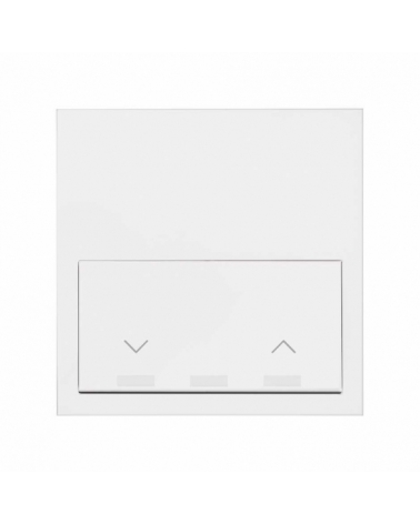 SIMON | 10020115-230 | KIT FRONT PARA 1 ELEMENTO CON 1 TECLA PERSIANAS BLANCO MATE SIMON 100