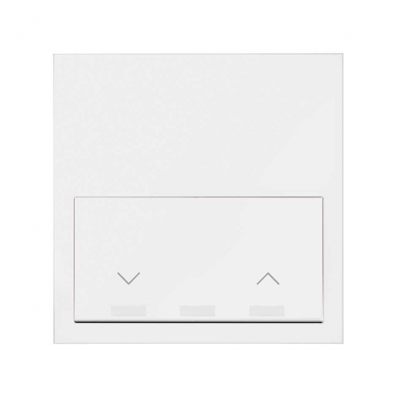 SIMON | 10020116-230 | KIT FRONT PARA 1 ELEMENTO CON 1 INTERRUPTOR PERSIANAS IO BLANCO MATE SIMON 100