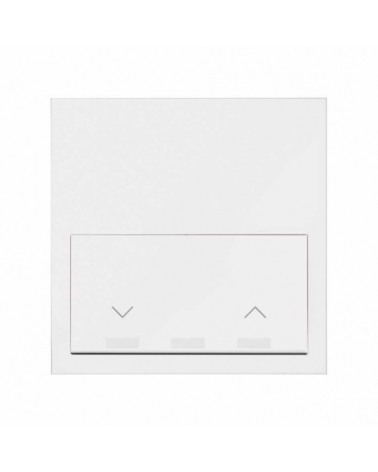 SIMON | 10020116-230 | KIT FRONT PARA 1 ELEMENTO CON 1 INTERRUPTOR PERSIANAS IO BLANCO MATE SIMON 100