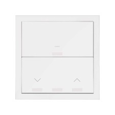 SIMON | 10020117-230 | KIT FRONT PARA 1 ELEMENTO CON TECLA MÁSTER IO Y TECLA MÁSTER IO PARA PERSIANAS BLANCO MATE SIMON 100