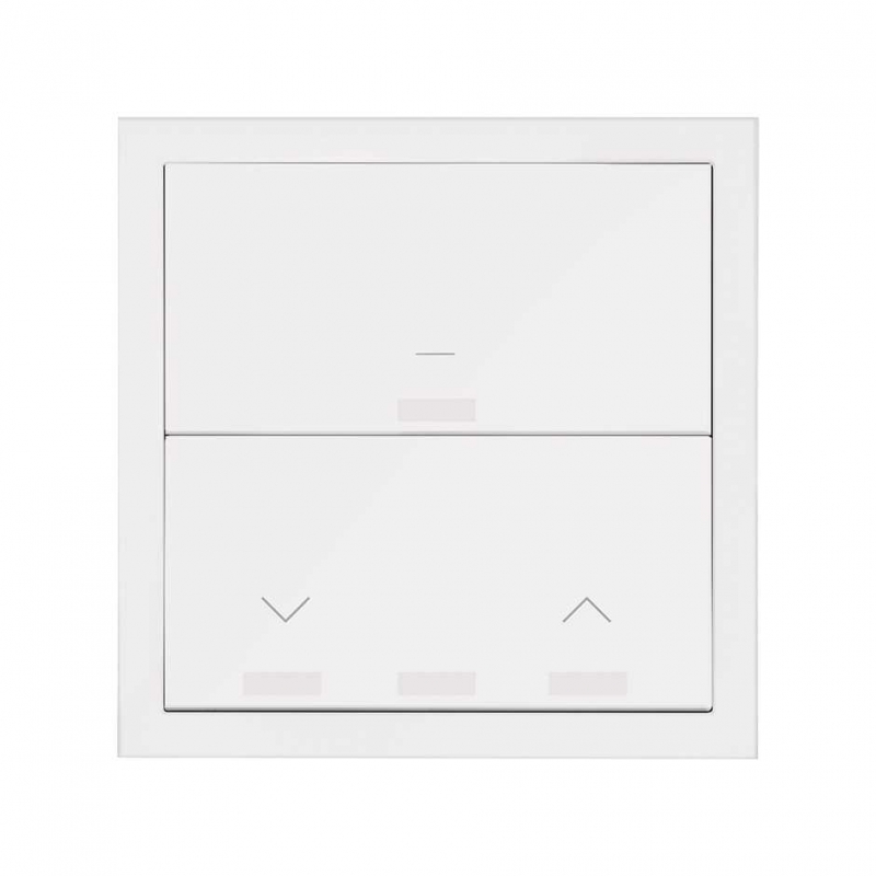 SIMON | 10020117-230 | KIT FRONT PARA 1 ELEMENTO CON TECLA MÁSTER IO Y TECLA MÁSTER IO PARA PERSIANAS BLANCO MATE SIMON 100