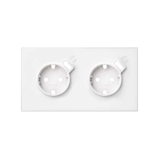 SIMON | 10020211-230 | KIT FRONT PARA 2 ELEMENTOS CON 2 BASES ENCHUFE SCHUKO