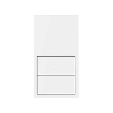 SIMON | 10020213-230 | KIT FRONT VERTICAL PARA 2 ELEMENTOS CON 2 TECLAS BLANCO MATE SIMON 100