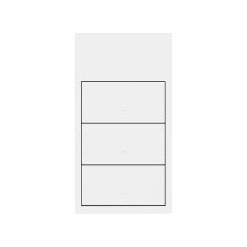 SIMON | 10020215-230 | KIT FRONT VERTICAL PARA 2 ELEMENTOS CON 3 TECLAS BLANCO MATE SIMON 100