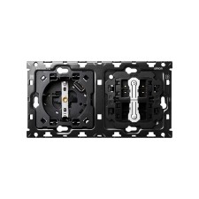 SIMON 10010212-039 Kit back con 2 elementos+base con cargador USB integrado 2,1A+2 teclas SIMON 100