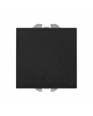 SIMON | 20000150-098 | PULSADOR NEUTRO 10AX 230V~ CON SISTEMA DE EMBORNAMIENTO RÁPIDO NEGRO MATE SIMON 270