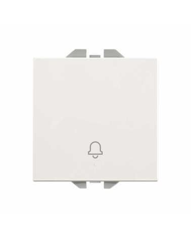 SIMON | 20000152-090 | PULSADOR CON GRABADO CAMPANA 10AX 230V~ Y SISTEMA DE EMBORNAMIENTO RÁPIDO BLANCO SIMON 270