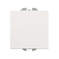 SIMON | 20000160-090 | PULSADOR NEUTRO 10AX 230V~ CON LUMINOSO INCORPORADO Y SISTEMA DE EMBORNAMIENTO RÁPIDO BLANCO SIMON 270