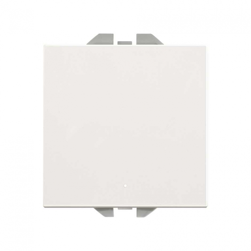 SIMON | 20000160-090 | PULSADOR NEUTRO 10AX 230V~ CON LUMINOSO INCORPORADO Y SISTEMA DE EMBORNAMIENTO RÁPIDO BLANCO SIMON 270