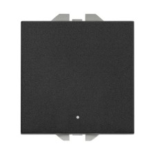 SIMON | 20000204-098 | CONMUTADOR 10AX 230V~ CON LUMINOSO INCORPORADO Y SISTEMA DE EMBORNAMIENTO RÁPIDO NEGRO MATE SIMON 270