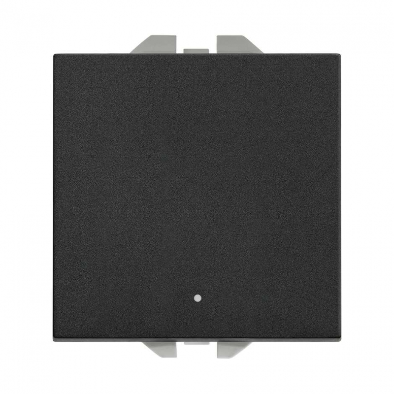 SIMON | 20000204-098 | CONMUTADOR 10AX 230V~ CON LUMINOSO INCORPORADO Y SISTEMA DE EMBORNAMIENTO RÁPIDO NEGRO MATE SIMON 270